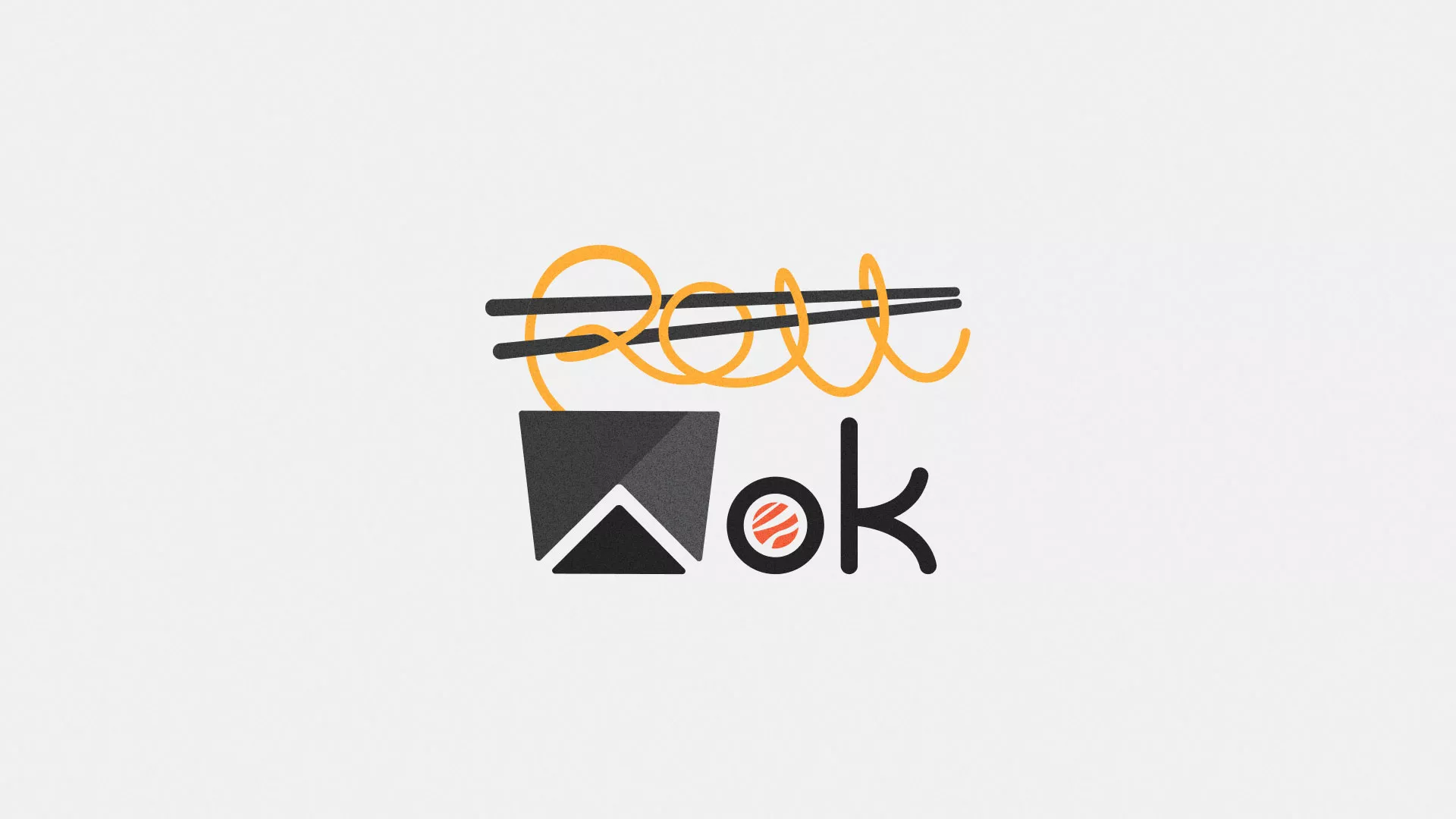 Разработка логотипа в Волосово для суши-бара «Roll Wok Club» Разработка логотипа в Волосово для суши-бара «Roll Wok Club»